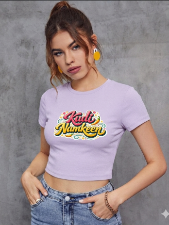 Kudi Namkeen - Baby Tee Lavendar